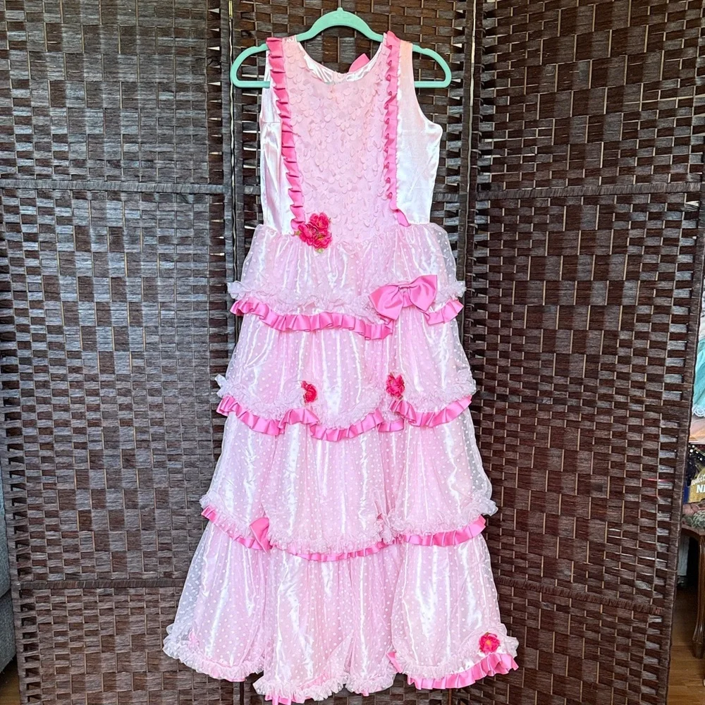 Girls 14 Chasing Fireflies Harajuku Lovers Cherry Blossom costume K Pop pink EUC